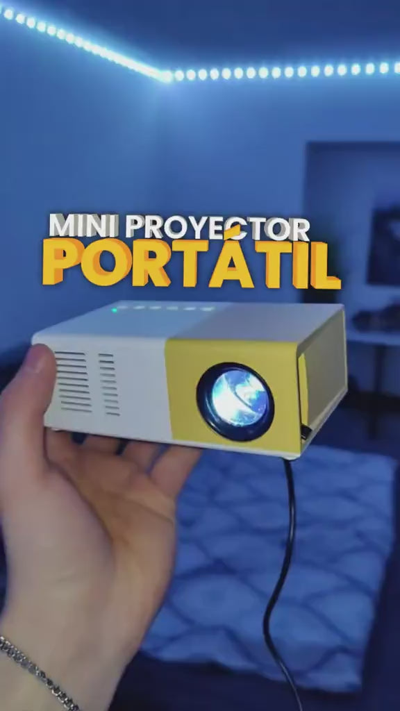 Mini proyector portátil Smart HD convierte Tu en cine